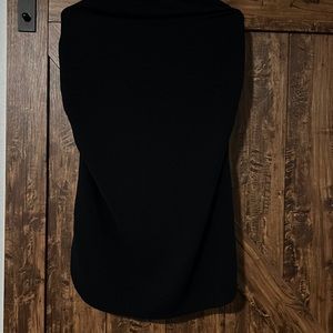 Maternity- Black Hello Miz soft side slit skirt size Large